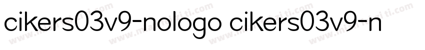cikers03v9-nologo cikers03v9-nologo字体转换